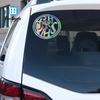 Calcomanías de automóviles resistentes a los rayos UV